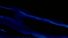 a cartoon character is standing in front of a blue background .