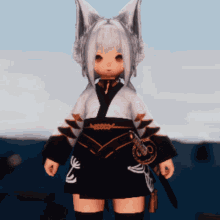 lalafell lalafell eat ffxiv ff14 lalafell rice ball