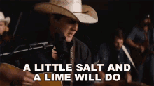 A Little Salt And A Lime Will Do Jon Pardi GIF - A Little Salt And A Lime Will Do Jon Pardi Tequila Little Time Song GIFs