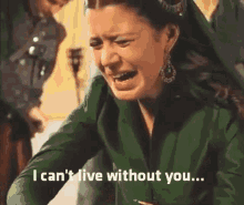 I Cant Live Without You Heartbroken GIF