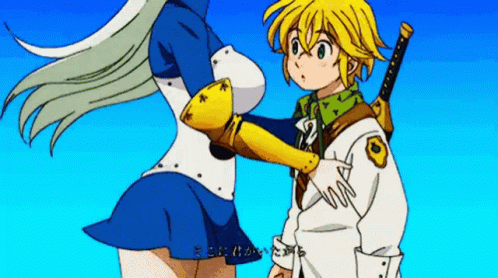 Anime  Seven Deadly Sins  Meliodas Hawk and Elizabeth  Welcome to  MegaMouseArts