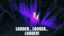 Masters Of The Universe Scare Glow GIF - Masters Of The Universe Scare Glow Louder Louder Louder GIFs