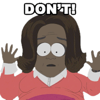 Dont Oprah Winfrey Sticker - Dont Oprah Winfrey South Park Stickers