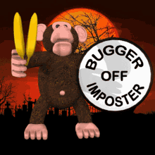 Bugger Off Imposter Imposter GIF - Bugger Off Imposter Imposter Impersonator GIFs