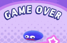 Gooey Kirby GIF - Gooey Kirby Game Over GIFs