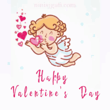 Happy Valentines Day Greeting GIF - Happy Valentines Day Greeting Cupid GIFs