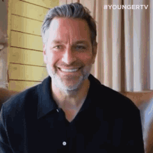 laugh peter hermann younger chuckle haha