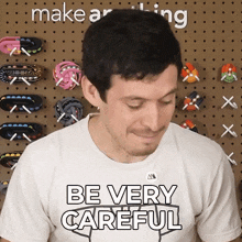 Be Very Careful Devin Montes GIF - Be Very Careful Devin Montes Make Anything GIFs