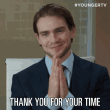 Thank You For Your Time Topher GIF - Thank You For Your Time Topher Younger GIFs