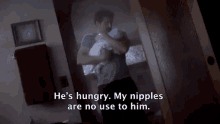 He'S Hungry GIF - Greysanatomy Derek Shepherd Baby GIFs