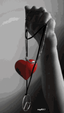 Necklace Red GIF - Necklace Red Heart GIFs