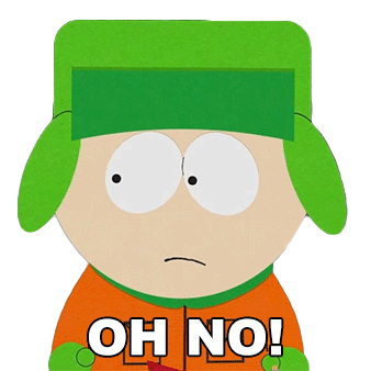 Oh No Kyle Broflovski Sticker - Oh No Kyle Broflovski South Park Stickers