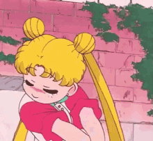 Sailor Moon Sailormoon Usagy Bunny Imbarazzo Guance Rosse Arrossito Arrossita Arrossisco Arrossire GIF - Imbarazzata Imbarazzato Che Imbarazzo GIFs