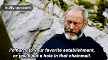 R'A Hurry To Your Favorite Establishment,Or You'Ll Put A Hole In That Chainmail..Gif GIF - R'A Hurry To Your Favorite Establishment Or You'Ll Put A Hole In That Chainmail. My Fav GIFs