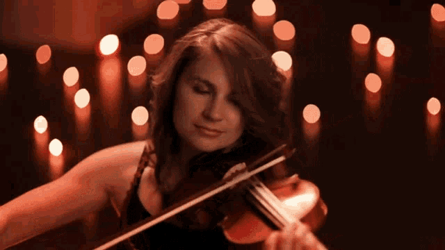 Violins playing and the angels crying