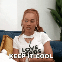 Keep It Cool Basketball Wives GIF - Keep It Cool Basketball Wives Take It Easy GIFs