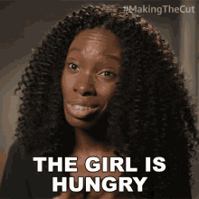 The Girl Is Hungry Andrea Pitter GIF - The Girl Is Hungry Andrea Pitter Making The Cut GIFs
