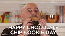 Happy Chocolate Chip Cookie Day Cookies GIF - Happy Chocolate Chip Cookie Day Cookies Food Holidays GIFs