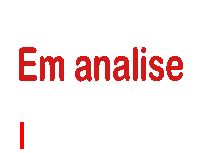 Em Analise Text Sticker - Em Analise Text Red Stickers