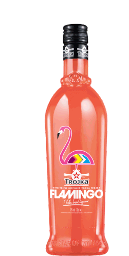 Flamingo Trojka Sticker - Flamingo Trojka Flemon Stickers