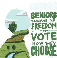 Wisconsin Loves The Freedom To Vote How We Choose Wisconsins Seniors Deserve The Freedom To Vote How They Choose Sticker - Wisconsin Loves The Freedom To Vote How We Choose Wisconsins Seniors Deserve The Freedom To Vote How They Choose Senior Citizen Stickers