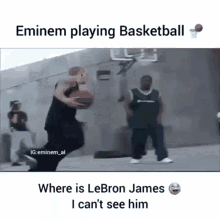 Eminem Basketball Playing GIF - Eminem Basketball Playing GIFs