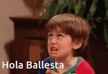 Hola Ballesta Make Face GIF - Hola Ballesta Make Face Boy Kid GIFs