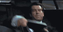 Mario Kart - James Bond GIF - James Bond Pierce Bronsan Video Game GIFs