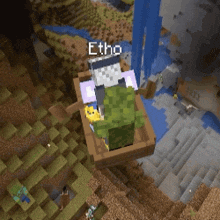 a screenshot of a video game with the name etho