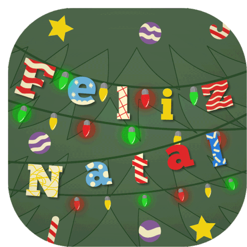Natal Feliz Natal Sticker - Natal Feliz Natal Boas Festas Stickers