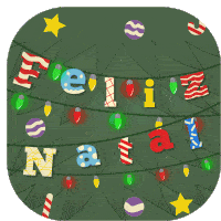 Natal Feliz Natal Sticker - Natal Feliz Natal Boas Festas Stickers