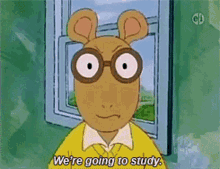 Arthur Were Going To Study GIF - Arthur Were Going To Study Study GIFs