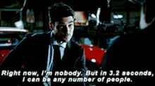 Seth Gecko Dj Cotrona GIF - Seth Gecko Dj Cotrona Right Now Im Nobody But GIFs