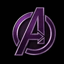 a close up of the avengers logo with flames