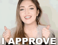 chelsea mason approve i approve thumbs up approval