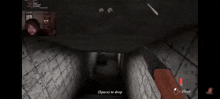 a video game is being played with the words space to drop