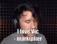 Mark Markiplier GIF - Mark Markiplier I Love Vic GIFs