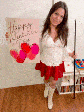 Happy Valentines Day Mary Avina GIF - Happy Valentines Day Mary Avina Pretty Girl GIFs