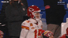 a cbs nfl broadcast of a football game