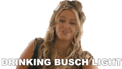 Drinking Busch Light Priscilla Block Sticker - Drinking Busch Light Priscilla Block Off The Deep End Stickers