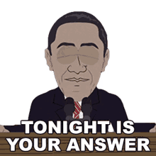 tonight is your answer barack obama south park s12e12 about last night
