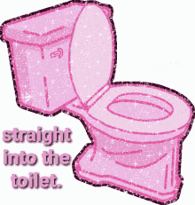 Pink Toilet GIF