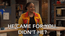 He Came For You Didnt He Raven Baxter GIF - He Came For You Didnt He Raven Baxter Ravens Home GIFs