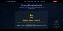a screenshot of a website that says welcome back coder on the top