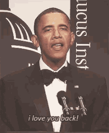 I Love You Back GIF - I Love You Back Barack Obama GIFs