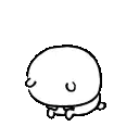 a black and white drawing of a cartoon character with a funny face .