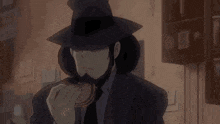 a man with a beard drinking through a straw