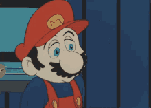 Mario Blushing GIF - Mario Blushing Blush GIFs