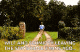 wilf and schmidty leaving the staybridge 2 mins ago