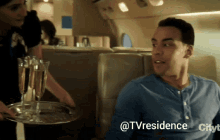 Champagne The Baker And The Beauty GIF - Champagne The Baker And The Beauty Tvresidence GIFs